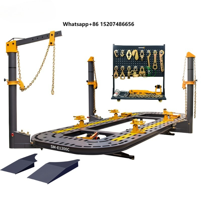 Car Frame Straightening - เครื่องดึงตัวถังรถยนต์แบบอัตโนมัติ ขนาด 18 ฟุต ทำจากเหล็กแมงกานีส ราคาประหยัด