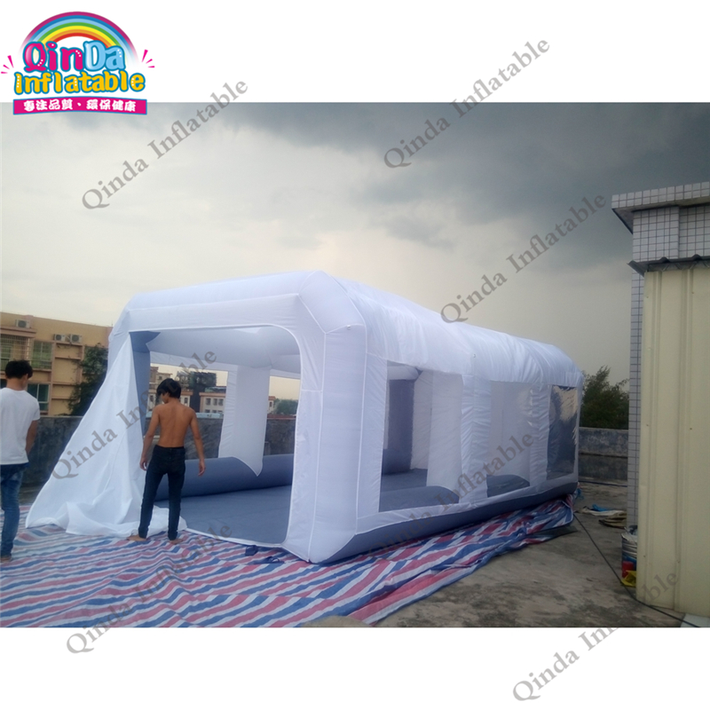 Inflatable Paint Booth - บูธพ่นสีแบบพกพาสำหรับขาย บูธพ่นสีแบบพับเก็บได้ ผลิตจาก PVC+ผ้า Oxford