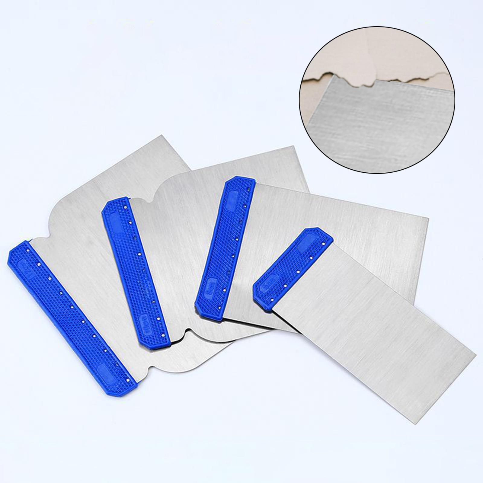 Auto Body Filler - ชุดอุปกรณ์ปาดสีรถยนต์ 4 ชิ้น พร้อมที่ปาดขอบ ใช้ซ้ำได้ อเนกประสงค์