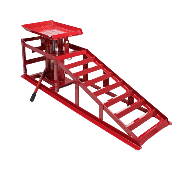 Hydraulic Car Lift - ทางลาดรถยนต์คุณภาพสูง แบบเตี้ย สำหรับรถบรรทุก รถพ่วง โรงรถ ยกรถไฮดรอลิก
