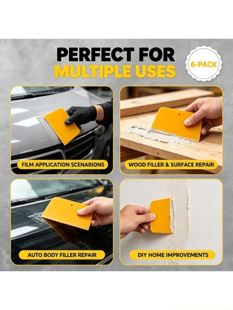 Auto Body Filler - J0MA เครื่องขูดฟิล์มพลาสติกชุด FLAT Squeegee Body FILLER