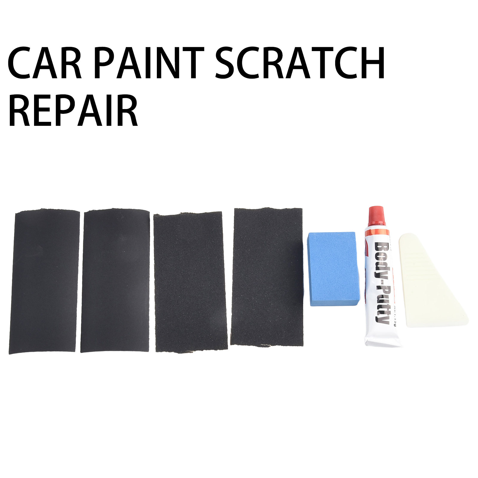 Auto Body Filler - ดินน้ำมันสำหรับซ่อมสีรถยนต์ แห้งเร็ว ใช้กับปากกาซ่อมสีรถยนต์ ช่วยให้สีเรียบเนียน อุปกรณ์ดูแลและซ่อมแซมสีรถยนต์