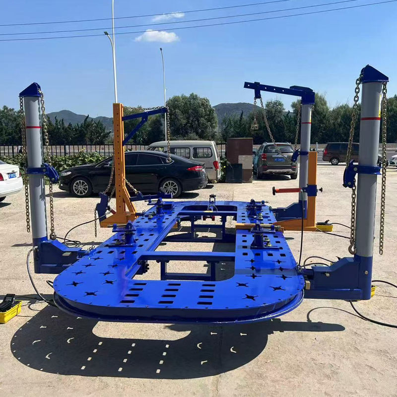 Car Frame Straightening - เครื่องดึงตัวถังรถยนต์สำหรับซ่อมแซมตัวถังรถยนต์ ได้รับการรับรองมาตรฐาน CE พร้อมแท่นดึงโครงรถยนต์ สำหรับใช้ในร้านซ่อม
