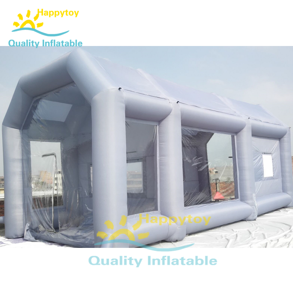 เต็นท์พ่นสีรถยนต์แบบพกพา ทนทาน - Inflatable Paint Booth บทวิจารณ์และราคา