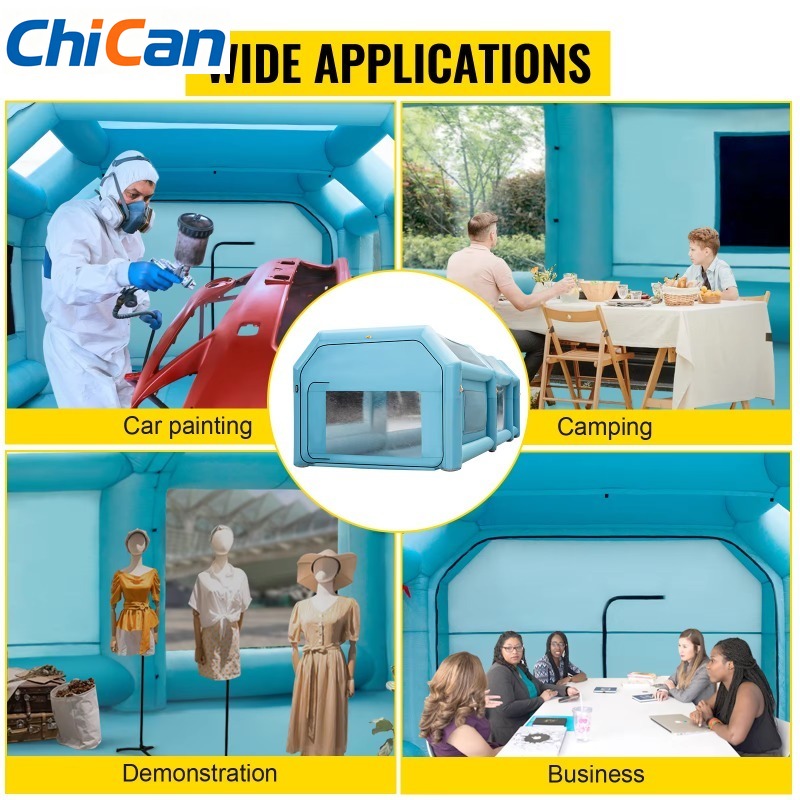 【สินค้าขายดี】 บูธพ่นสีแบบเป่าล - Inflatable Paint Booth บทวิจารณ์และราคา
