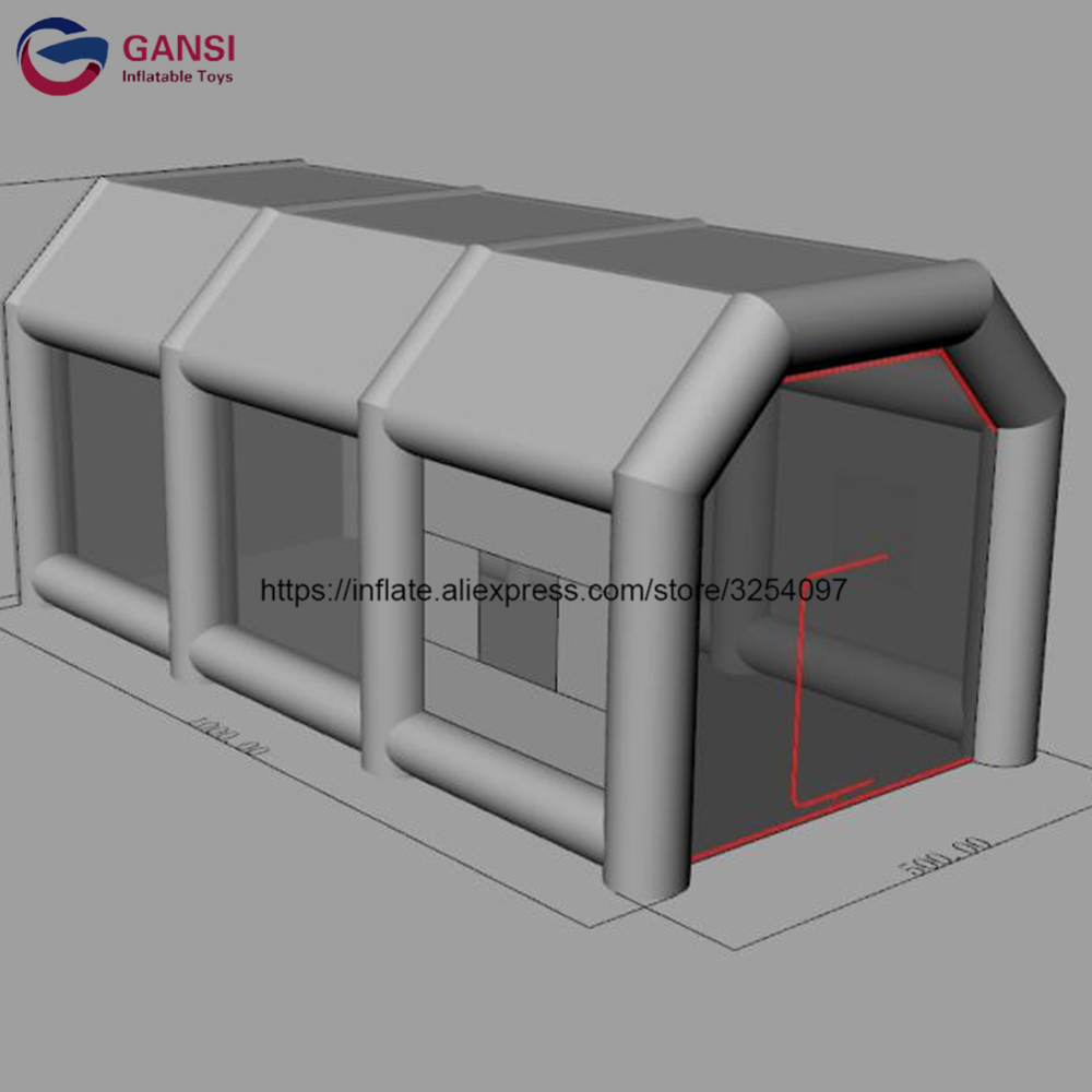 เต็นท์พ่นสีแบบเป่าลมขนาดใหญ่สำ - Inflatable Paint Booth บทวิจารณ์และราคา