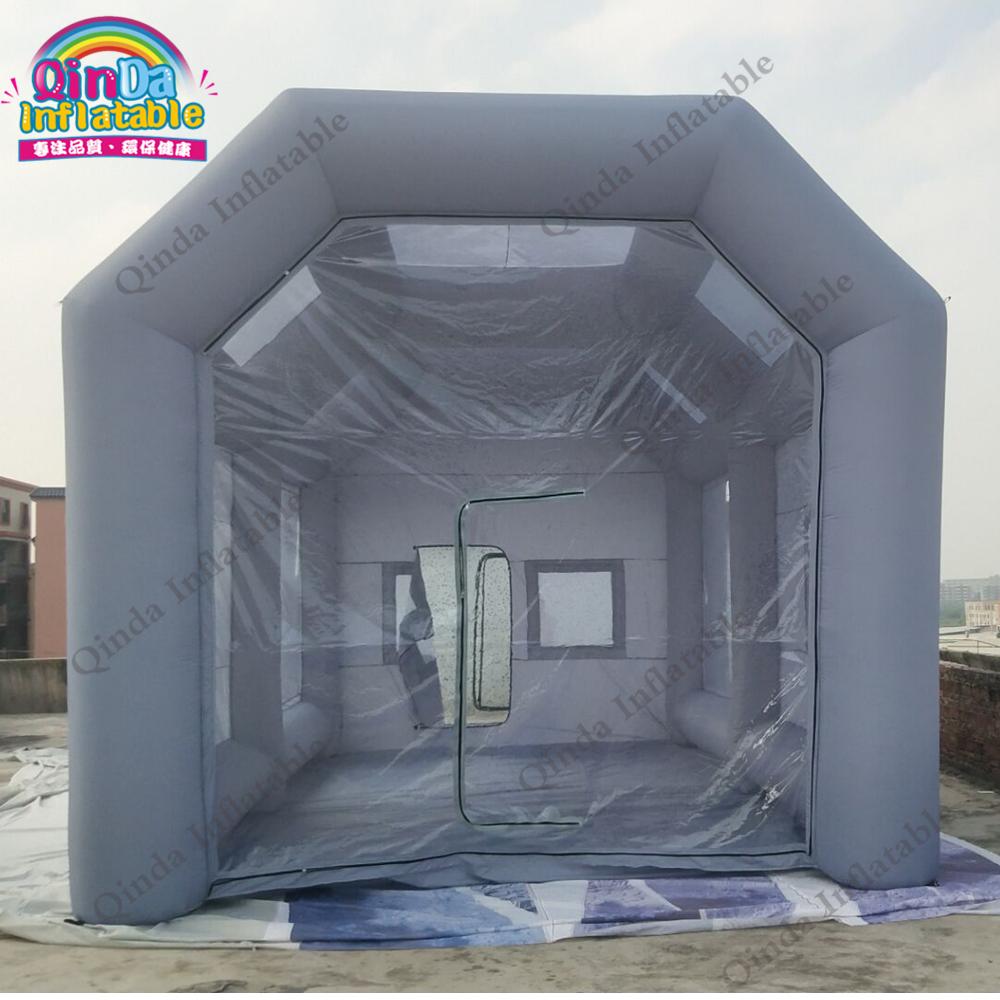 เต็นท์พ่นสีแบบพกพาสำหรับพ่นสีร - Inflatable Paint Booth บทวิจารณ์และราคา