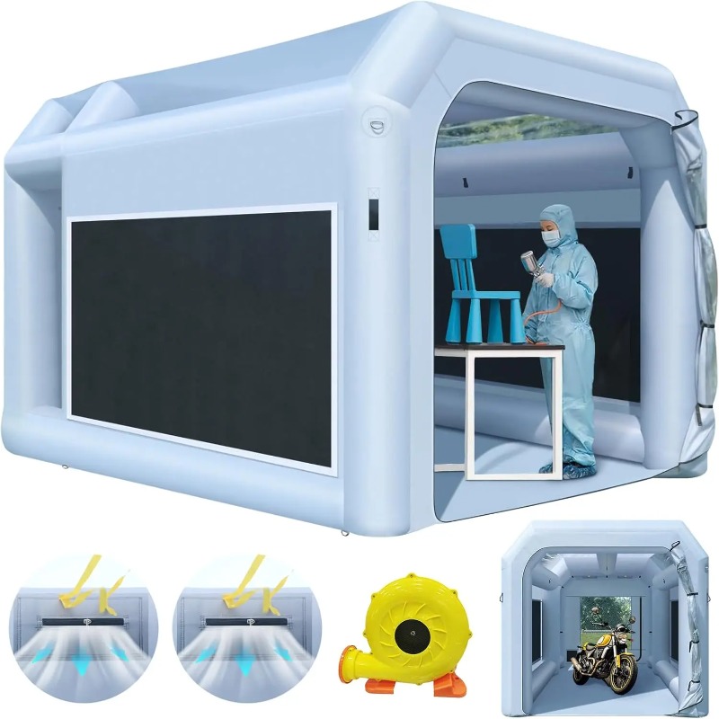 【ลดราคา】บูธพ่นสีรถยนต์แบบพกพา  - Inflatable Paint Booth บทวิจารณ์และราคา