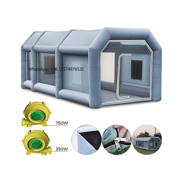 เต็นท์โรงรถเป่าลมสีขาวขนาดใหญ่ - Inflatable Paint Booth บทวิจารณ์และราคา